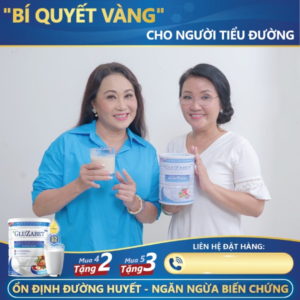 Có thể uống sữa Gluzabet vào bữa sáng hoặc bữa phụ (cách bữa chính 2 tiếng)