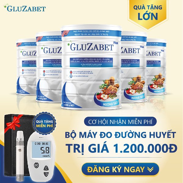 Cơ hội nhận máy đo đường huyết miễn phí khi đăng ký dùng thử liệu trình Gluzabet