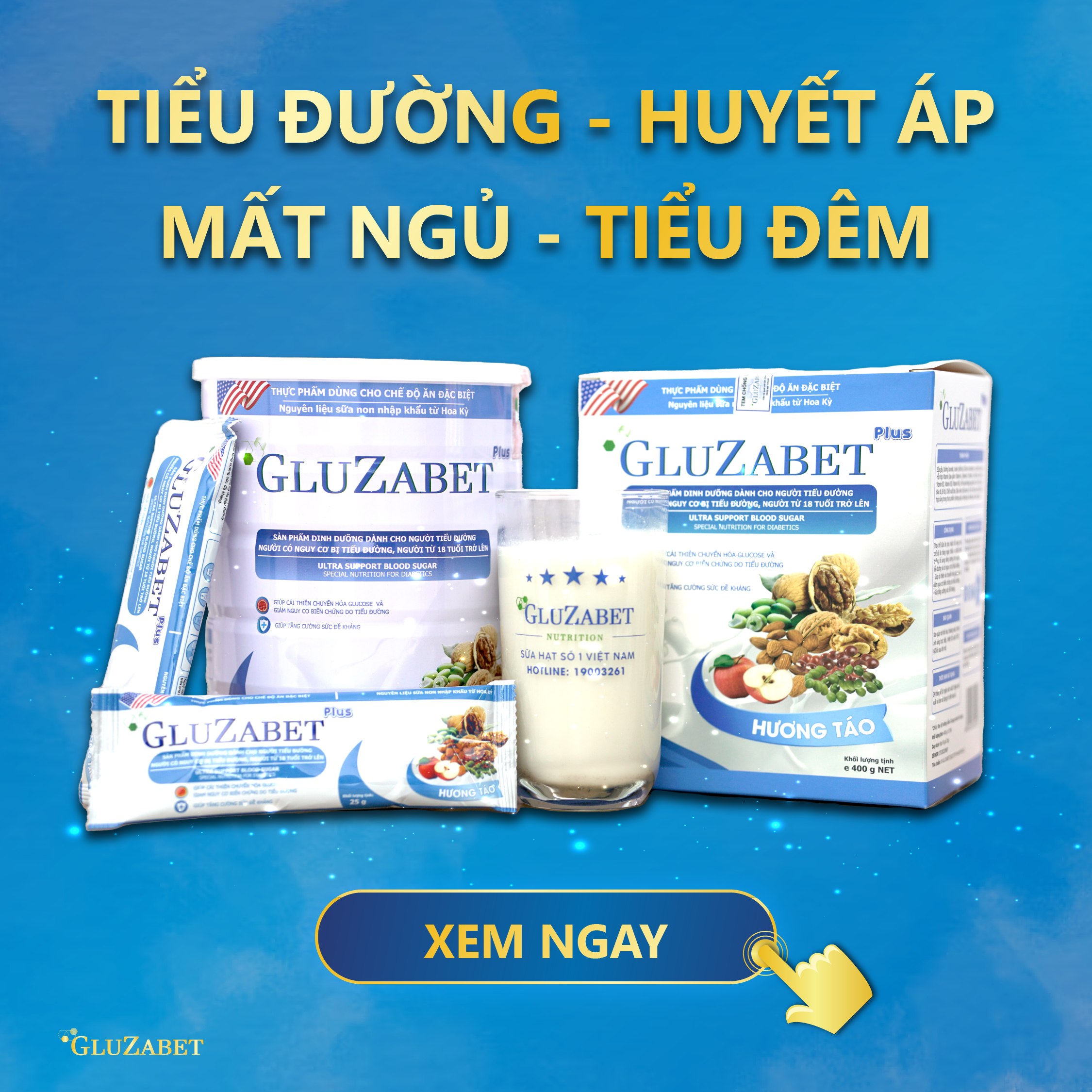 Sữa gluzabet chính hãng