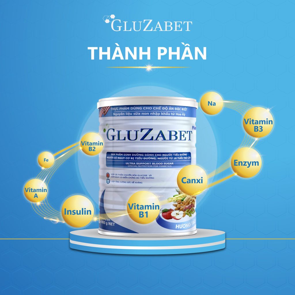 Sữa tiểu đường Gluzabet