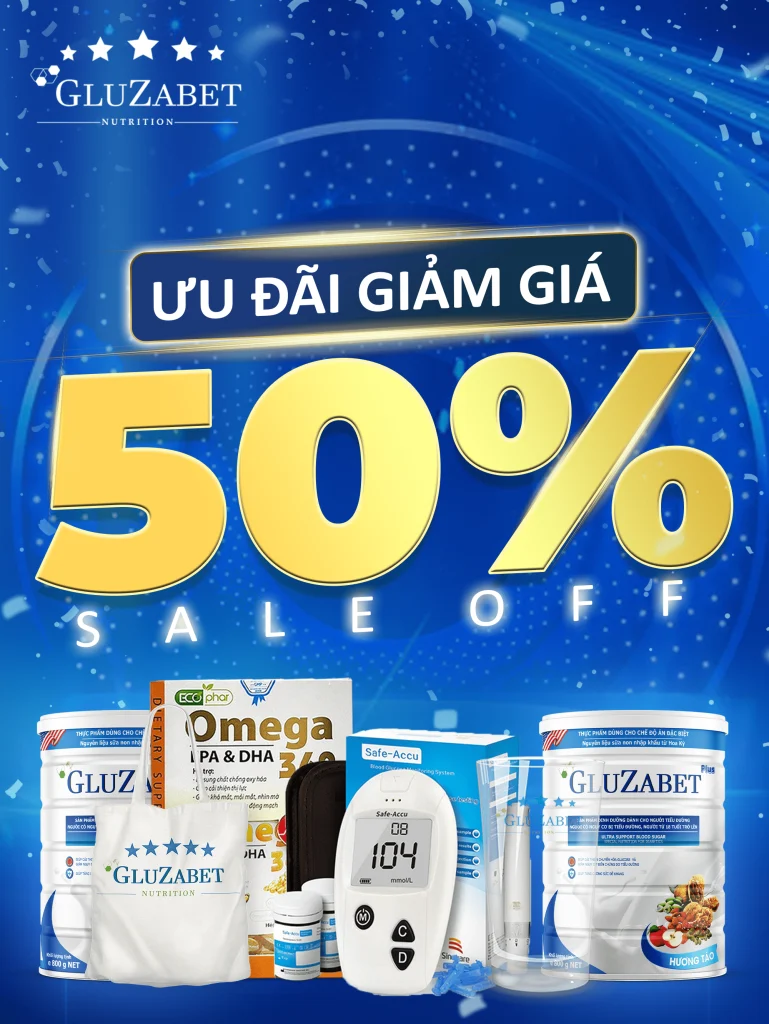 Ưu đãi giảm giá 50% gluzabet